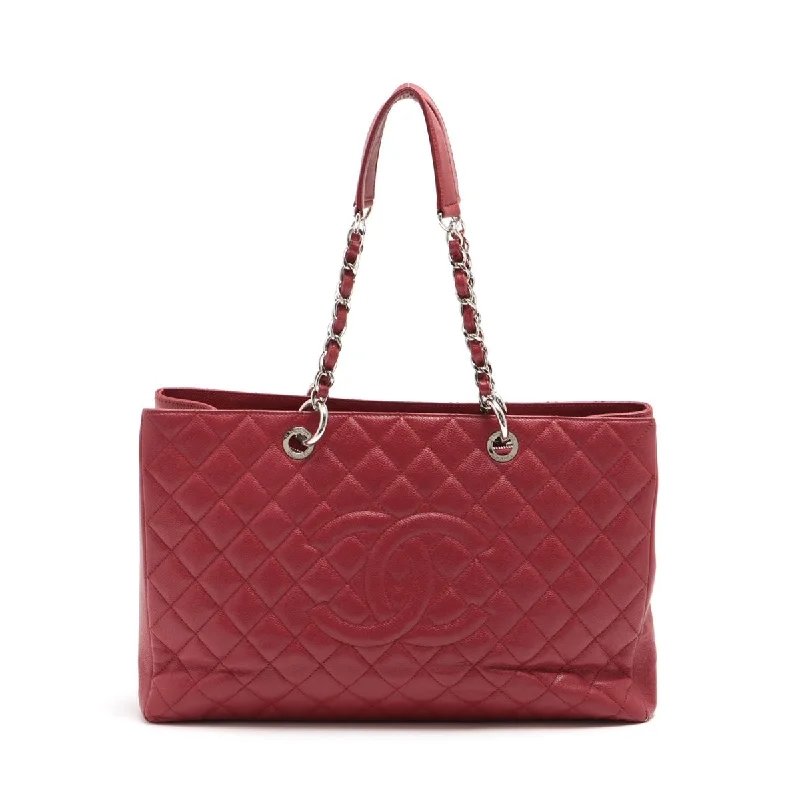 Chanel Matrasse Caviar S Chantrotot Bag Red Silver Gold