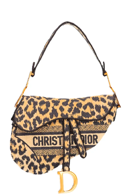 CHRISTIAN DIOR Saddle Bag Mizza Embroidery