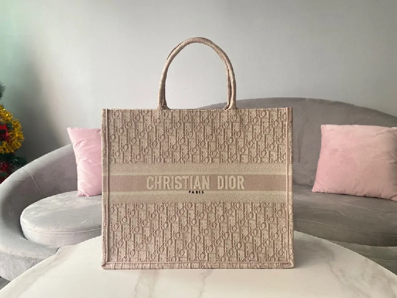 Christian Dior Large Book Tote Pink